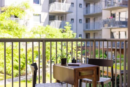 Balkong eller utsiktsbild