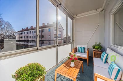 Balkong eller utsiktsbild