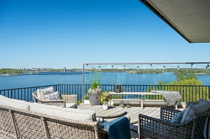 Balkong eller utsiktsbild