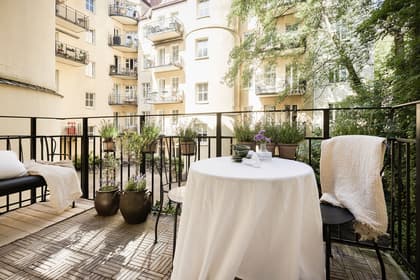 Balkong eller utsiktsbild