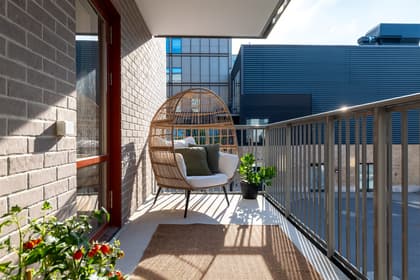 Balkong eller utsiktsbild