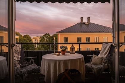 Balkong eller utsiktsbild