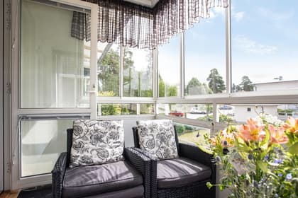 Balkong eller utsiktsbild