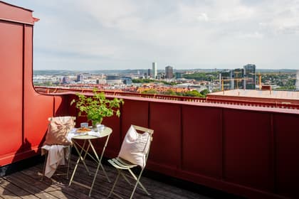 Balkong eller utsiktsbild