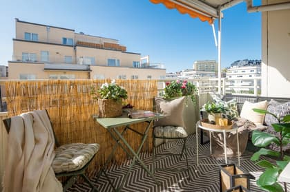 Balkong eller utsiktsbild