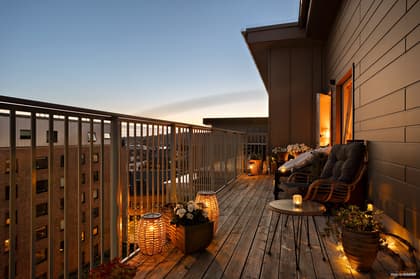 Balkong eller utsiktsbild