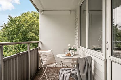 Balkong eller utsiktsbild