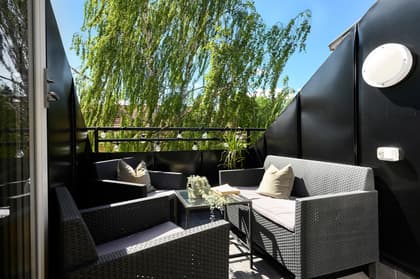 Balkong eller utsiktsbild