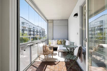 Balkong eller utsiktsbild