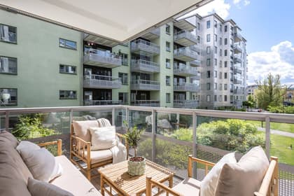 Balkong eller utsiktsbild