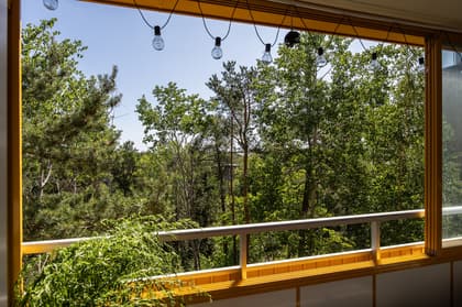 Balkong eller utsiktsbild