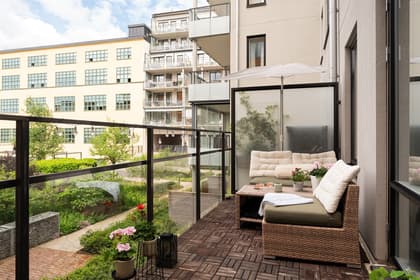 Balkong eller utsiktsbild