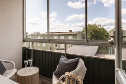 Balkong eller utsiktsbild