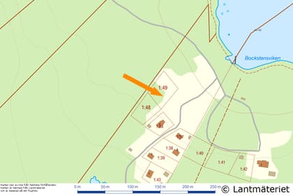 Illustrerad karta över fastigheten eller området