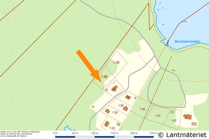 Illustrerad karta över fastigheten eller området