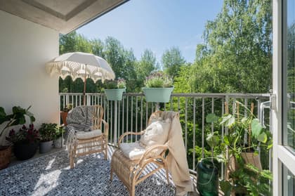 Balkong eller utsiktsbild