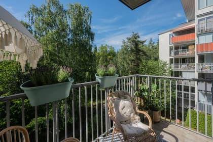 Balkong eller utsiktsbild