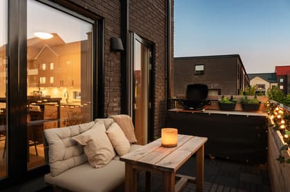 Balkong eller utsiktsbild