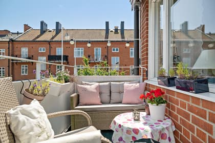 Balkong eller utsiktsbild