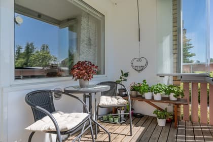 Balkong eller utsiktsbild