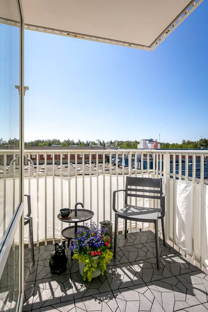 Balkong eller utsiktsbild