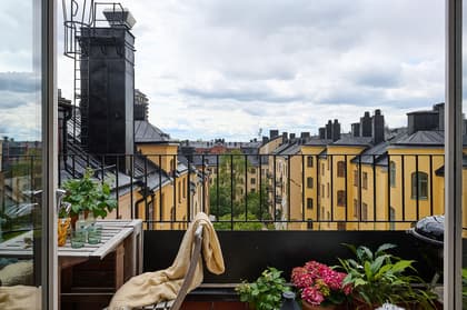 Balkong eller utsiktsbild