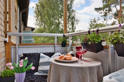 Balkong eller utsiktsbild