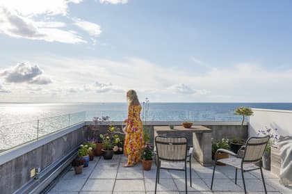 Balkong eller utsiktsbild