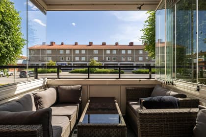 Balkong eller utsiktsbild