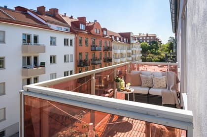 Balkong eller utsiktsbild