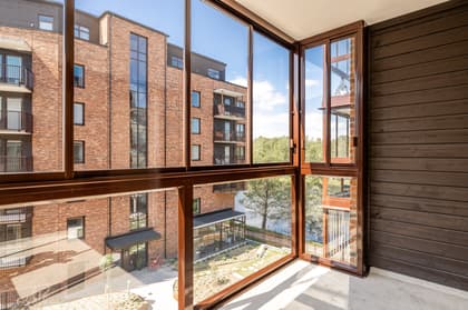 Balkong eller utsiktsbild