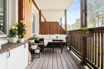 Balkong eller utsiktsbild