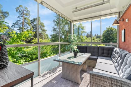 Balkong eller utsiktsbild