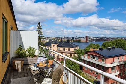 Balkong eller utsiktsbild