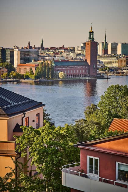 Balkong eller utsiktsbild