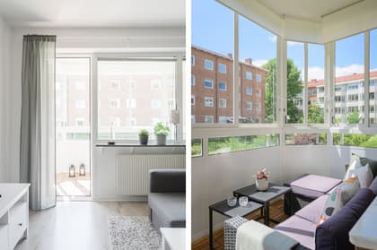 Balkong eller utsiktsbild