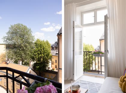 Balkong eller utsiktsbild