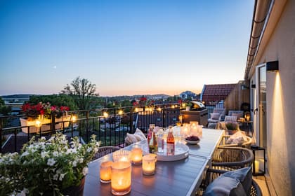 Balkong eller utsiktsbild