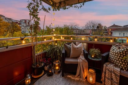 Balkong eller utsiktsbild