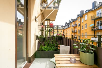 Balkong eller utsiktsbild