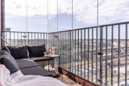 Balkong eller utsiktsbild