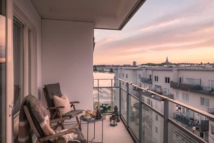 Balkong eller utsiktsbild