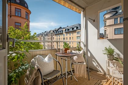 Balkong eller utsiktsbild