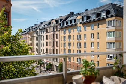 Balkong eller utsiktsbild