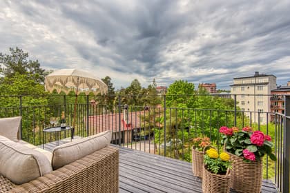 Balkong eller utsiktsbild