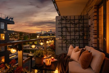 Balkong eller utsiktsbild