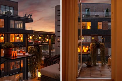 Balkong eller utsiktsbild