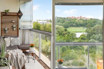 Balkong eller utsiktsbild