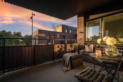 Balkong eller utsiktsbild