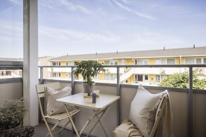 Balkong eller utsiktsbild